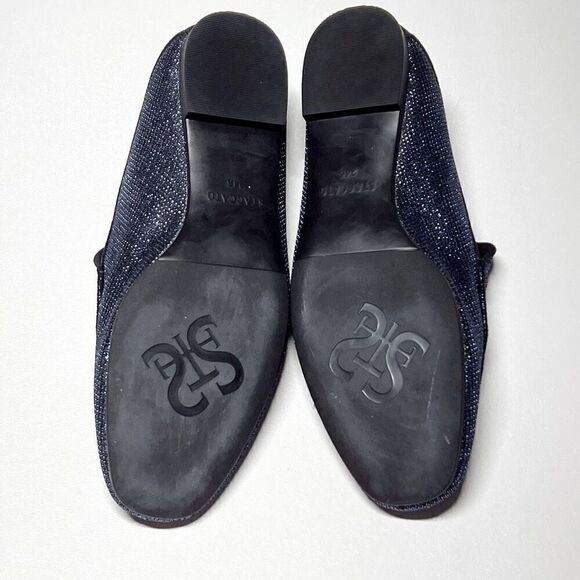 Staccato Big Eyes Wink Loafer / Slides Collections Sparkly Blue Women’s Size 8 - Picture 9 of 13